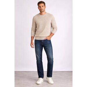 PAIGE Federal Jeans Men's Dark Wash Slim Straight‎ Denim Pants Premium Designer